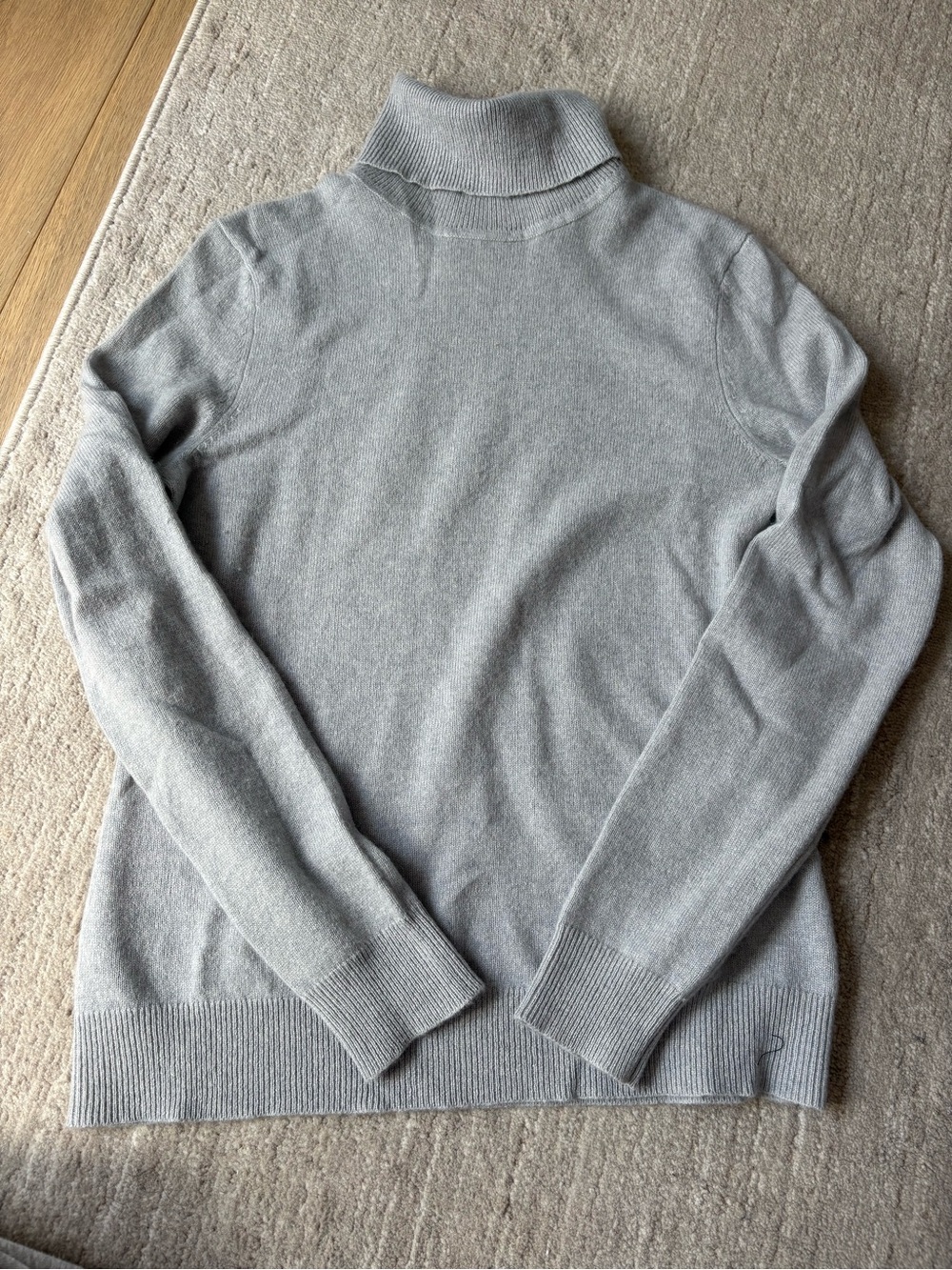 Light Gray Turtleneck Sweater